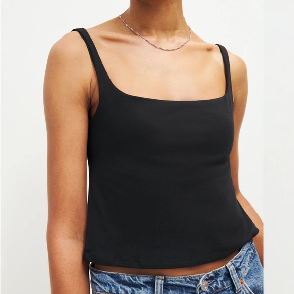 Reformation Cairo knit top black NWOT - Picture 6 of 7